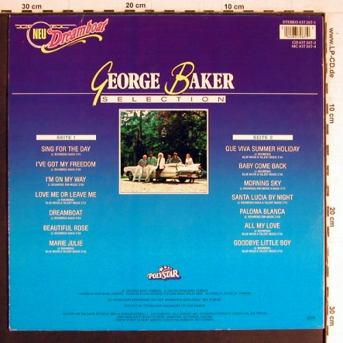 Baker,George Selection: Dreamboat, Polystar (837 267-1), D, 1988 Typ: LP Best.-Nr.: Y3612 Preis: 5,00 Euro