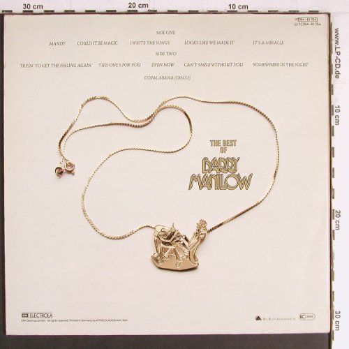 Manilow,Barry: The Best Of, Foc, Arista(064-61 754), D, 1979 - LP - Y3636 - 5,00 Euro