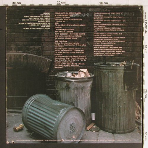 Sebastian,John: Welcome Back, Reprise (MS 2249), US, co, 1976 Typ: LP Best.-Nr.: Y3661 Preis: 7,50 Euro