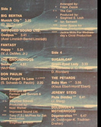 V.A.Electric Monster Rock Show: Canned Head... Doldinger,Foc, Liberty (LBS 83 423/24 X), D, 1970 Typ: 2LP Best.-Nr.: Y3774 Preis: 20,00 Euro