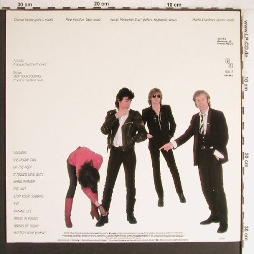 Pretenders: Same, Real Recording/Warner (56 774), D, 1979 Typ: LP Best.-Nr.: Y3999 Preis: 6,00 Euro