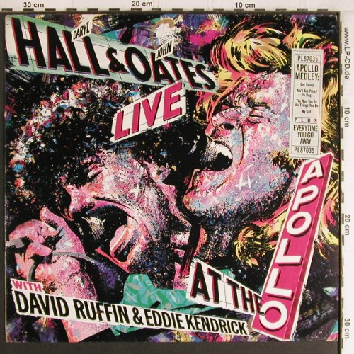 Hall,Daryl & John Oates: Live At The Apollo, RCA(PL87035), D, 1986 - LP - Y4102 - 7,50 Euro
