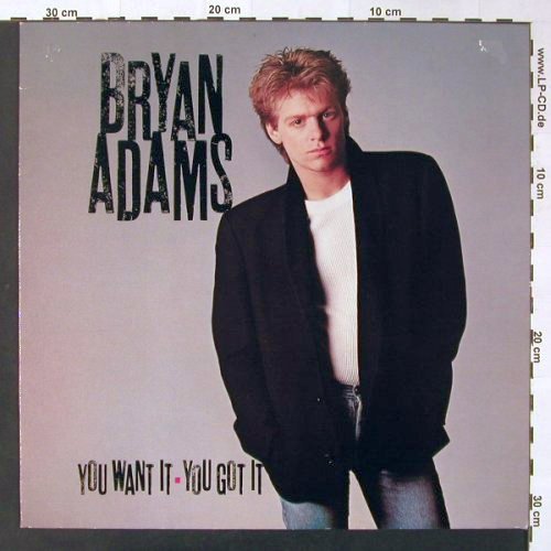 Adams,Bryan: You Want It,You Got It, AM (393 154-1), D, 1981 Typ: LP Best.-Nr.: Y4132 Preis: 6,00 Euro