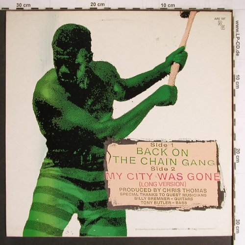 Pretenders: Back On The Chain Gang +1, Real (ARE 19T), , 1982 Typ: 12" Best.-Nr.: Y4230 Preis: 4,00 Euro