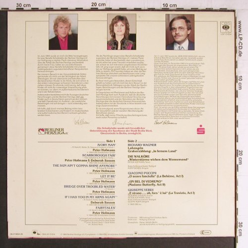Hofmann,Peter & Deborah Sasson: Lieblingslieder, V.A., CBS(LSP 15 654), D, 1984 - LP - Y4235 - 6,00 Euro