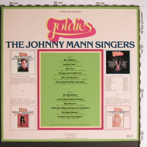 Mann Singers,Johnny: Goldies, Liberty(UAS 30 056 XAT), D, 1977 - LP - Y4286 - 6,00 Euro