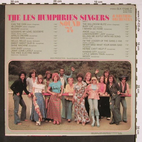 Les Humphries Singers: Sound'74, Bunte-Ed., Decca(SLK 17 046-P), D, Muster, 1974 - LP - Y431 - 7,50 Euro