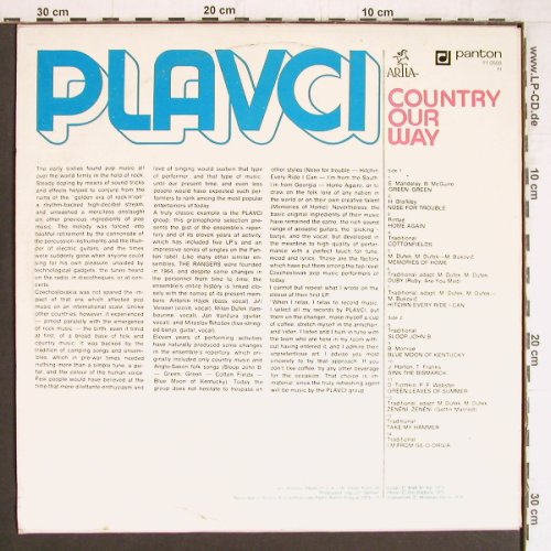 Plavci: Country Our Way, Panton (11 0509), CSSR, 1975 Typ: LP Best.-Nr.: Y4357 Preis: 6,00 Euro