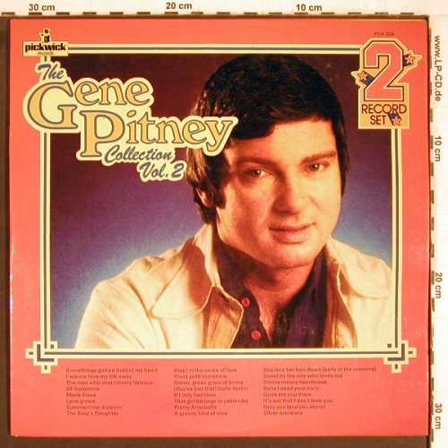 Pitney,Gene: The G.P.Collection Vol.2, Foc, Pickwick (PDA 034), UK Typ: 2LP Best.-Nr.: Y4404 Preis: 7,50 Euro