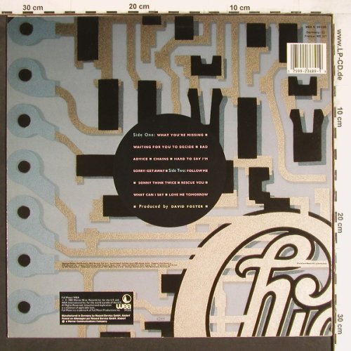Chicago: 16, WEA, Ri(K 99 235), D, 1982 - LP - Y4429 - 5,00 Euro