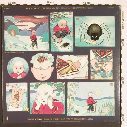 Stevens,Cat: Buddha & The Chocolate Box, Foc, Island (87 801 XOT), D, Ri, 1974 Typ: LP Best.-Nr.: Y4431 Preis: 6,00 Euro