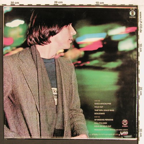 Browne,Jackson: Hold Out, Asylum(5E-511), US, 1980 - LP - Y4455 - 6,00 Euro