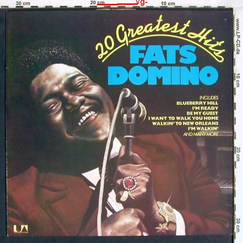 Domino,Fats: 20 Greatest Hits, m-/vg+, UA(064-97905), D,  - LP - Y4477 - 5,00 Euro