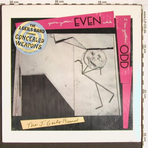 Geils Band,J.: You're Getting Even While I'm..., EMI, co(SJ-17137), US,sealed!, 1984 - LP - Y4483 - 6,00 Euro