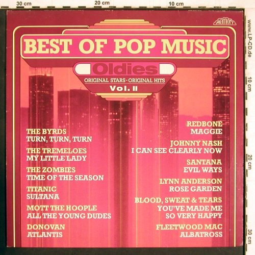 V.A.Best Of Pop Music/Oldies Vol.II: Byrds... Fleetwood Mac, 12 Tr., Memory (296 993-245), D, 1981 Typ: LP Best.-Nr.: Y4518 Preis: 5,00 Euro