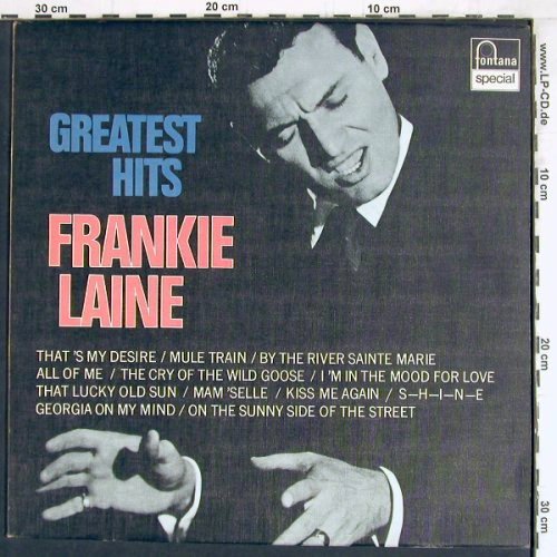 Laine,Frankie: Greatest Hits (1955), Fontana, Ri(6430 044), D,  - LP - Y4592 - 6,00 Euro