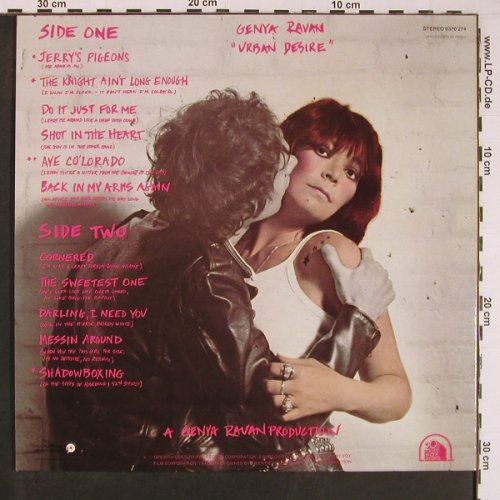 Ravan,Genya: Urban Desire,Foc, 20th Century Fox (6370 274), D, 1978 Typ: LP Best.-Nr.: Y460 Preis: 6,00 Euro