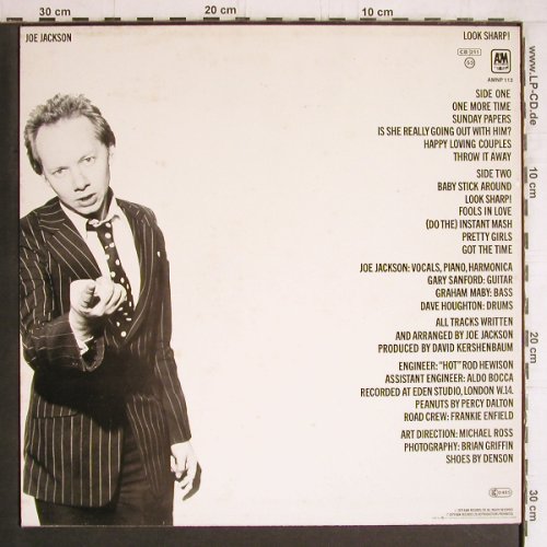 Jackson,Joe: Look Sharp!, AM(AMNP113), NL, 1979 - LP - Y4731 - 7,50 Euro