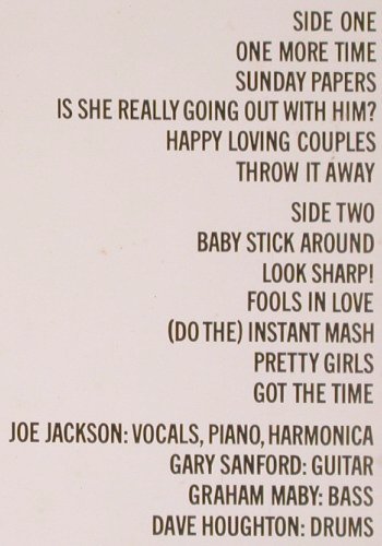 Jackson,Joe: Look Sharp!, AM(AMNP113), NL, 1979 - LP - Y4731 - 7,50 Euro
