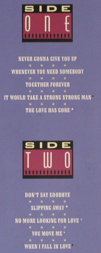 Astley,Rick: Whenever You Need Somebody, RCA (PL 71 529), D, 1987 Typ: LP Best.-Nr.: Y4756 Preis: 6,00 Euro