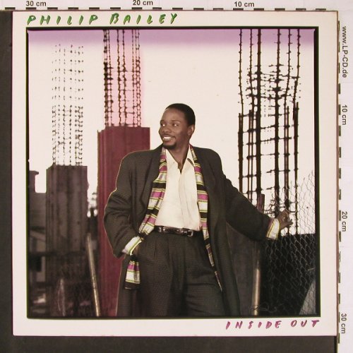 Bailey,Philip: Inside Out, CBS (463076 1), NL, 1986 Typ: LP Best.-Nr.: Y479 Preis: 5,00 Euro