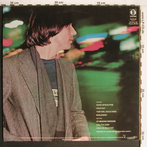 Browne,Jackson: Hold Out, Asylum(AS 52 226), D, 1980 - LP - Y4800 - 6,00 Euro