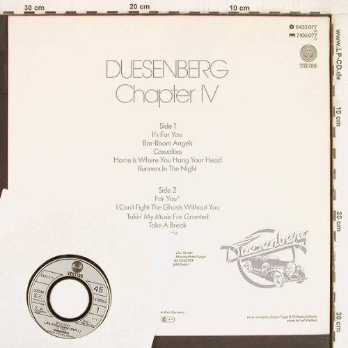 Duesenberg: Chapter IV, + 7" Like a Hurricane, Vertigo(6435 077), D, 1980 - LP - Y4880 - 6,00 Euro