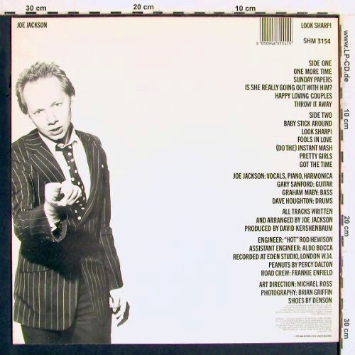 Jackson,Joe: Look Sharp! '1979, Hallmark(SHM 3154), UK, Ri, 1984 - LP - Y4939 - 6,00 Euro