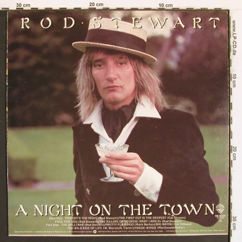 Stewart,Rod: A Night On The Town, WB (56 234), D, 1976 Typ: LP Best.-Nr.: Y4969 Preis: 6,00 Euro