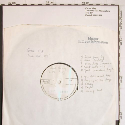 King,Carole: Touch the Sky, Muster ohne Cover, Capitol(064-85 908), D, 1979 - LP - Y5042 - 6,00 Euro