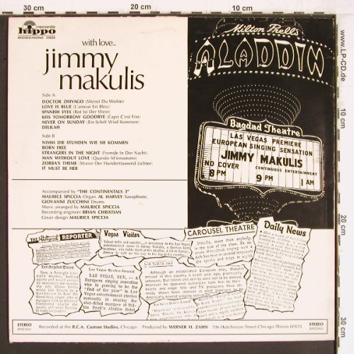 Makulis,Jimmy: With Love..., Hippo(31024), D,  - LP - Y5052 - 6,00 Euro