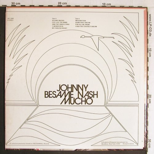 Nash,Johnny: Besame Mucho, Pickwick (SPC-3363), US, co Typ: LP Best.-Nr.: Y5383 Preis: 6,00 Euro