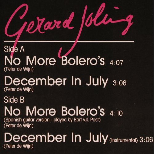 Joling,Gerard: No More Bolero's*2+2, Mercury(), D, 1989 - 12inch - Y5388 - 3,00 Euro