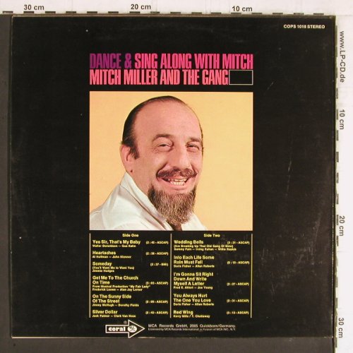 Miller,Mitch and the Gang: Dance & Sing Along With, Coral(COPS 1018), D,  - LP - Y5399 - 6,00 Euro