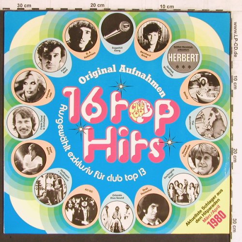 V.A.Club Top 13-2: 16 Top Hits, März/April 1980, Clubtop 13 (30 412 1), D, 1980 Typ: LP Best.-Nr.: Y5419 Preis: 4,00 Euro