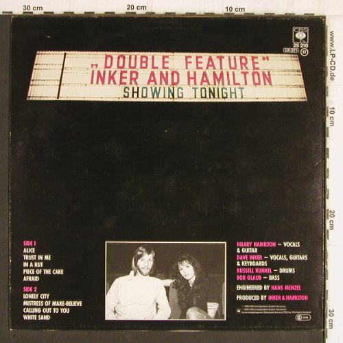 Inker & Hamilton: Double Feature, CBS(25 210), NL, 1983 - LP - Y5500 - 5,00 Euro