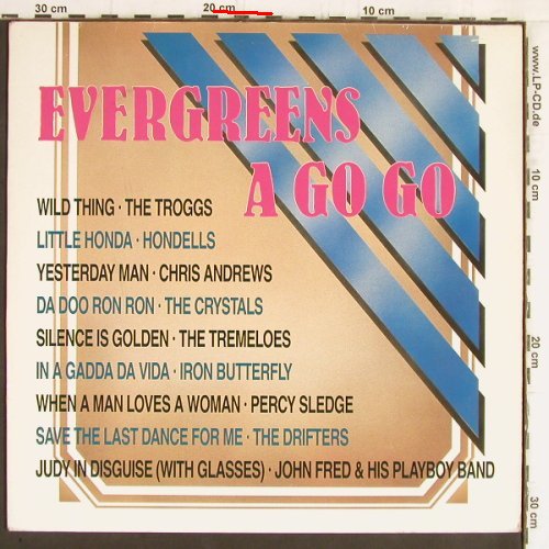 V.A.Evergreens A Go-Go: Casey Jones...Tommy Roe,m-/vg+, Bellaphon (230 07 072), D, 1987 Typ: LP Best.-Nr.: Y5537 Preis: 4,00 Euro