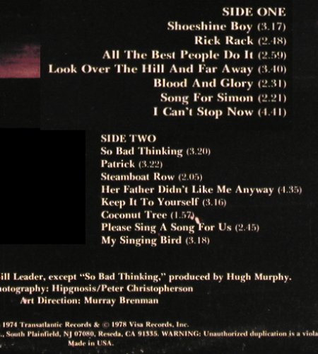 Rafferty,Gerry: Same (1974), Visa Records (VISA 7006), US, co, Ri, 1978 Typ: LP Best.-Nr.: Y5539 Preis: 6,00 Euro