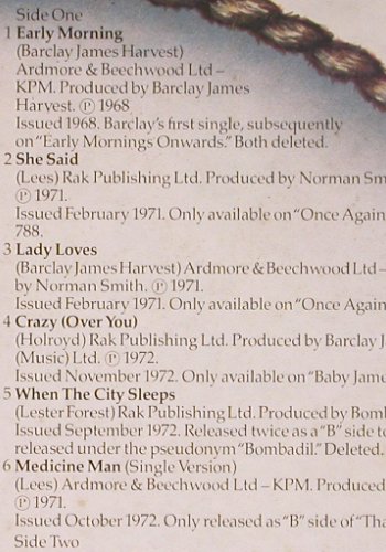 Barclay James Harvest: The Best Of Vol.2, Harvest (054-06968), I Typ: LP Best.-Nr.: Y5700 Preis: 6,00 Euro