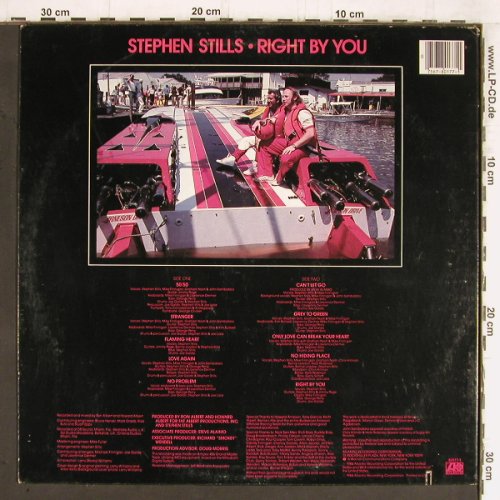 Stills,Stephen: Right By You, m /vg+, Atlantic (80177-1), US, co, 1984 Typ: LP Best.-Nr.: Y5714 Preis: 5,00 Euro