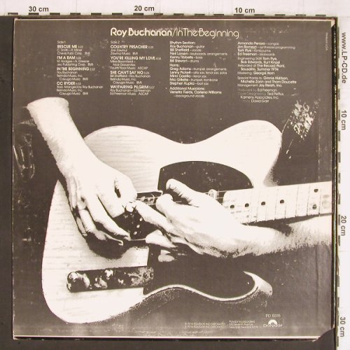 Buchanan,Roy: In the Beginning, m /vg+, Polydor(PD-6035), US, Co, 1974 - LP - Y5719 - 9,00 Euro