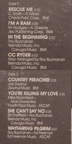 Buchanan,Roy: In the Beginning, m /vg+, Polydor(PD-6035), US, Co, 1974 - LP - Y5719 - 9,00 Euro