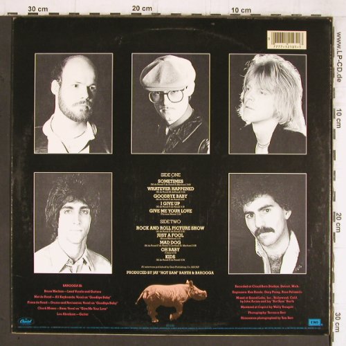 Barooga: Running Alone, Capitol (ST-12105), US, 1980 Typ: LP Best.-Nr.: Y5723 Preis: 6,00 Euro