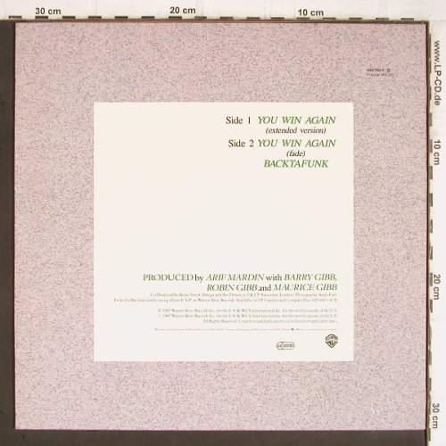 Bee Gees: You Win Again*2+1, WB(920 790-0), D, 1987 - 12inch - Y5773 - 4,00 Euro