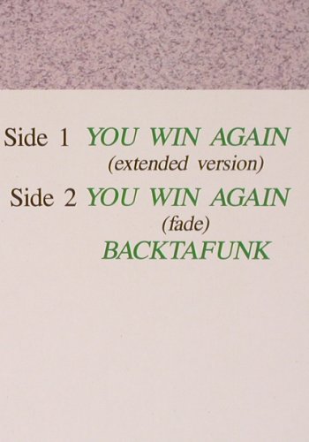 Bee Gees: You Win Again*2+1, WB(920 790-0), D, 1987 - 12inch - Y5773 - 4,00 Euro