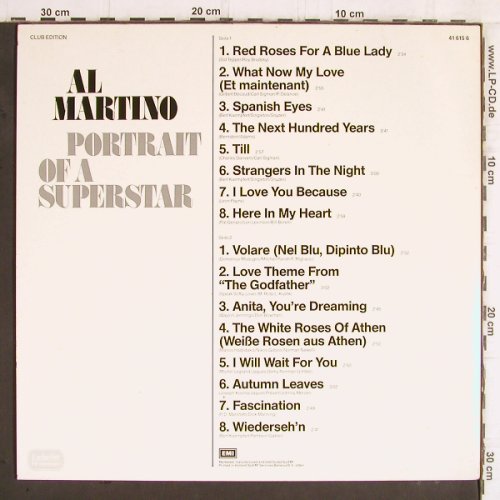 Martino,Al: Portrait Of A Superstar, Club Ed., Odeon(41 615 6), NL,  - LP - Y5908 - 5,00 Euro