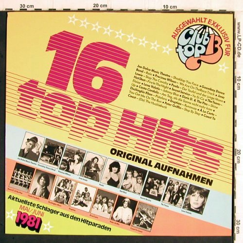 V.A.Club Top 13: 1981 - May/Juni, club top (31 952 5), , 1981 Typ: LP Best.-Nr.: Y5916 Preis: 4,00 Euro