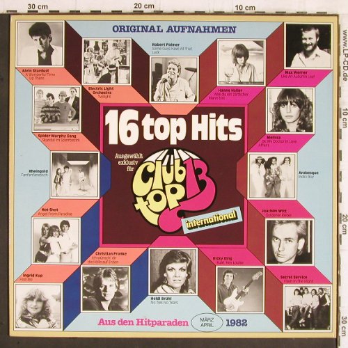 V.A.Club Top 13: 1982 - März/April, club top (91 801 1), D, 1982 Typ: LP Best.-Nr.: Y5921 Preis: 4,00 Euro