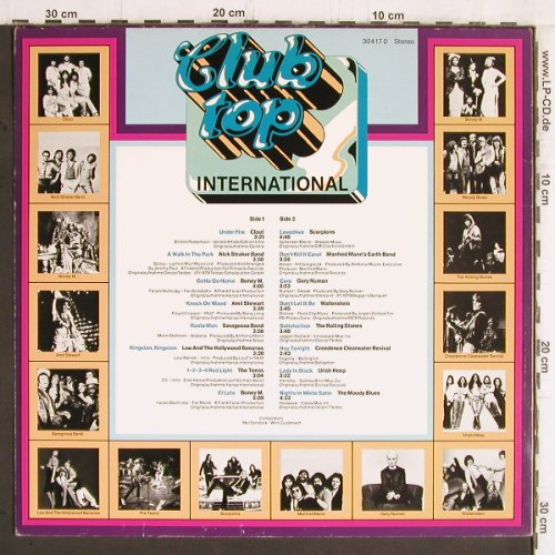 V.A.Club Top International: Nov/Dez 1979,Clout..Moody Blues, Club Top (30 417 0), D, 1979 Typ: LP Best.-Nr.: Y5923 Preis: 5,00 Euro
