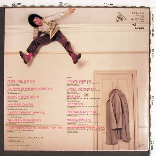 Sayer,Leo: The Very Best Of, Chrysalis (6307 649), D Typ: LP Best.-Nr.: Y5976 Preis: 5,00 Euro